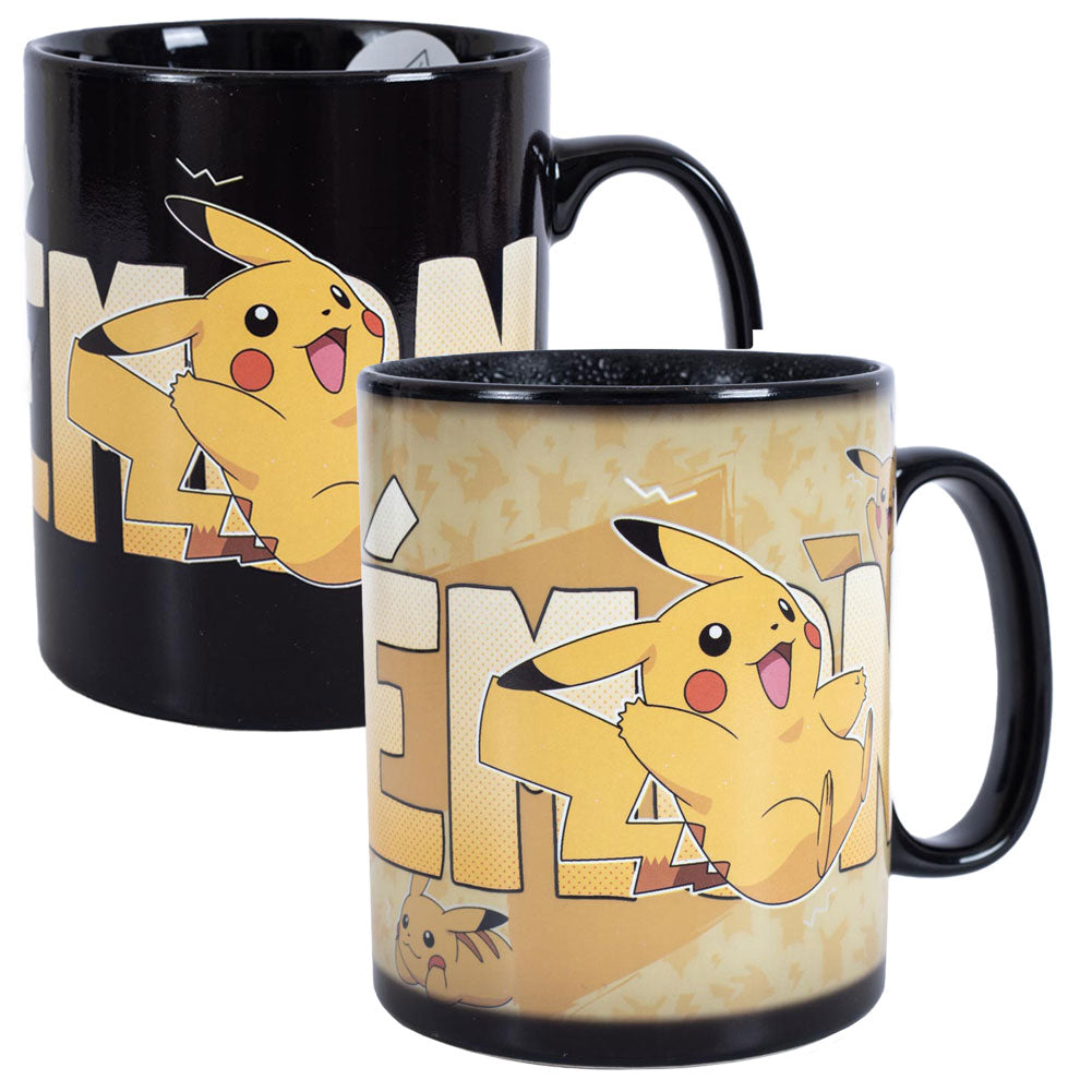 Pokemon Pikachu Heat Changing Mega Mug - ScentiMelti Home Fragrance, Beauty & Gifts UK