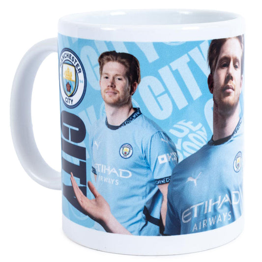 Manchester City FC De Bruyne Mug - ScentiMelti Home Fragrance, Beauty & Gifts UK