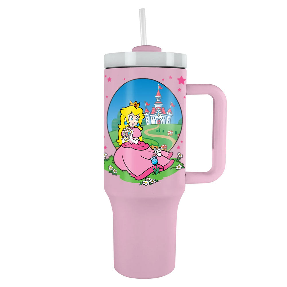 Super Mario Princess Peach 40oz Tumbler - ScentiMelti Home Fragrance, Beauty & Gifts UK