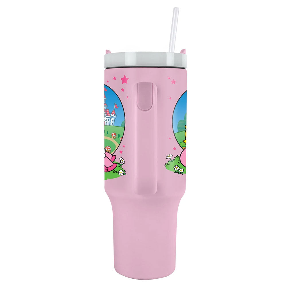 Super Mario Princess Peach 40oz Tumbler - ScentiMelti Home Fragrance, Beauty & Gifts UK