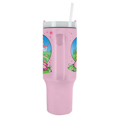 Super Mario Princess Peach 40oz Tumbler - ScentiMelti Home Fragrance, Beauty & Gifts UK