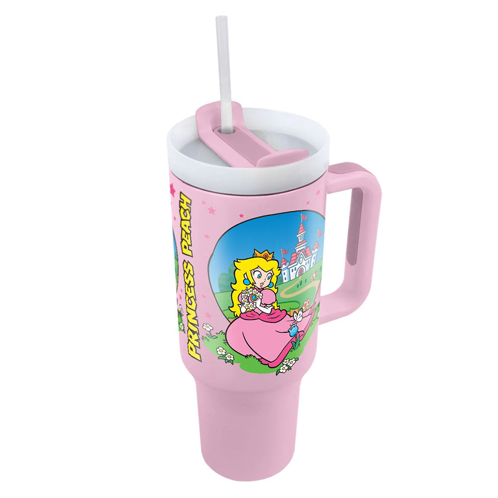 Super Mario Princess Peach 40oz Tumbler - ScentiMelti Home Fragrance, Beauty & Gifts UK