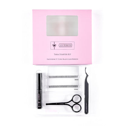 Boxed 'C' Curl Black Half Lash Ribbons® Starter Kit (With Ultimate Bond) - ScentiMelti  Boxed 'C' Curl Black Half Lash Ribbons® Starter Kit (With Ultimate Bond)