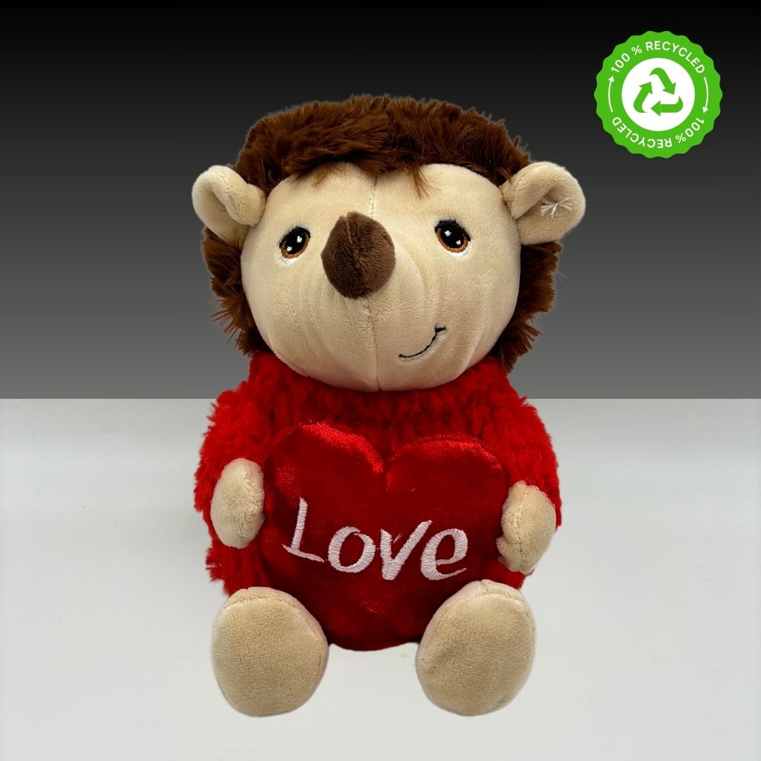 I Love You Hedgehog Teddy 20cm HamperWell ScentiMelti Wax Melts