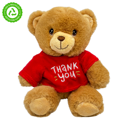 Keeleco Teddy Bear 'Thank You' Sweater 15cm HamperWell ScentiMelti Wax Melts