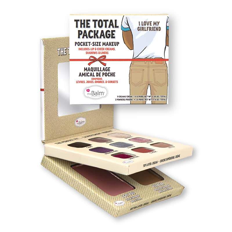 theBalm Cosmetics The Total Package Pocket Sized Palette - I Love My Girlfriend - ScentiMelti Home Fragrance, Beauty & Gifts UK