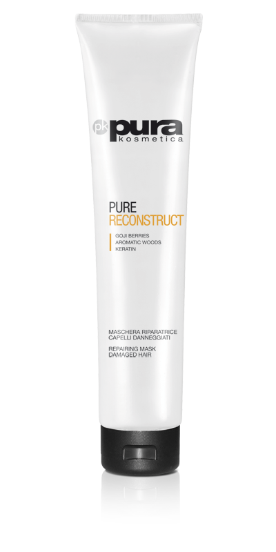 Pura Kosmetica Pure Reconstruct Repairing Mask for Damaged Hair, 500ml - ScentiMelti Home Fragrance, Beauty & Gifts UK