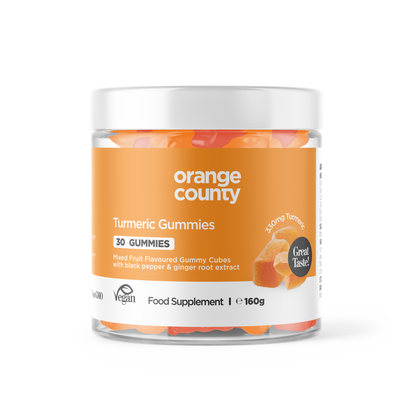 Orange County Vegan Turmeric Gummies - Mixed Fruit Flavour