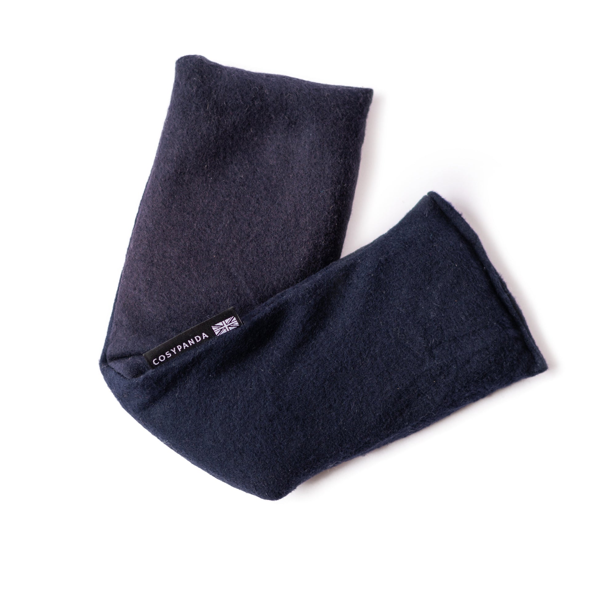 UK Made Natural Cotton Microwaveable Wheat Wrap - Navy Blue CosyPanda ScentiMelti Wax Melts