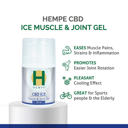 HEMPE Ice Muscle & Joint Gel 50ml - ScentiMelti Home Fragrance, Beauty & Gifts UK