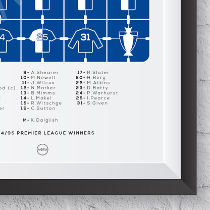 Blackburn Rovers 'Uncle Jack's Rovers' 1994/1995 Print MOTM Football ScentiMelti Wax Melts