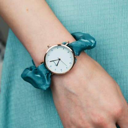 Purple Handmade Colour Women Elastic Strap Bracelet Wristwatch The Colourful Aura ScentiMelti Wax Melts