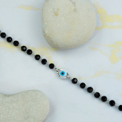 Evil Eye Black Beads Indian Mangalsutra Protection Indian Nazaria Bracelet - ScentiMelti Home Fragrance, Beauty & Gifts UK