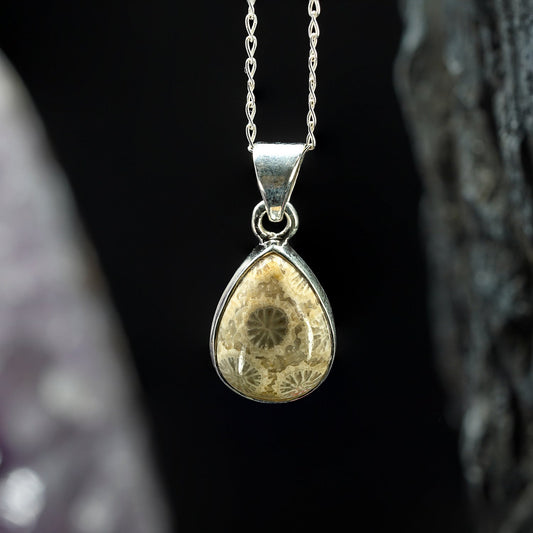 Fossil Coral Necklace - ScentiMelti Home Fragrance, Beauty & Gifts UK