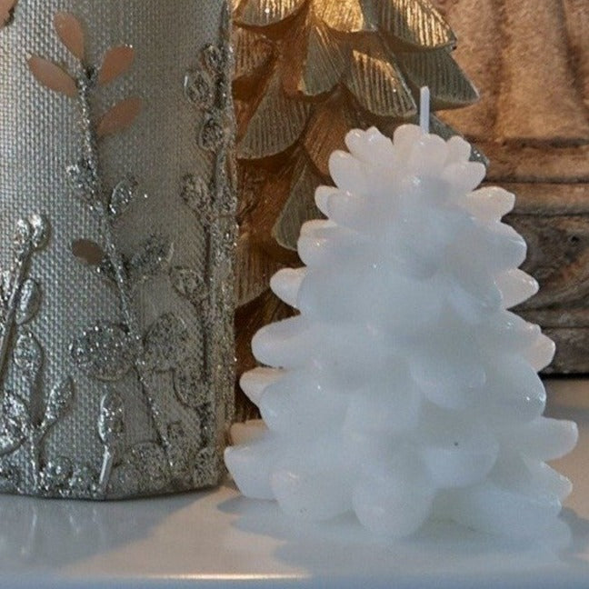 Christmas Pinecone Candle - Ivory - ScentiMelti Home Fragrance, Beauty & Gifts UK