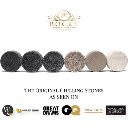 The Gourmet Set - ROCKS x Bourbon Barrel Aged Coffee R.O.C.K.S. Whiskey Chilling Stones ScentiMelti Wax Melts