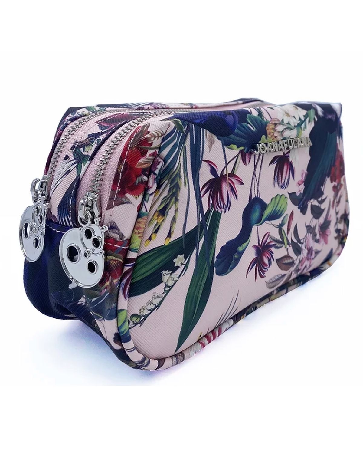 Vegan Leather Wash Bag | Pink Butterfly - ScentiMelti Home Fragrance, Beauty & Gifts UK