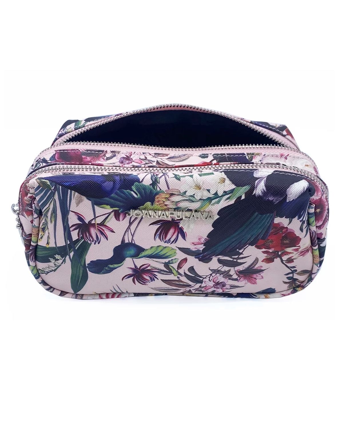 Vegan Leather Wash Bag | Pink Butterfly - ScentiMelti Home Fragrance, Beauty & Gifts UK