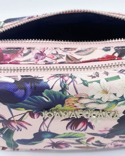 Vegan Leather Wash Bag | Pink Butterfly - ScentiMelti Home Fragrance, Beauty & Gifts UK