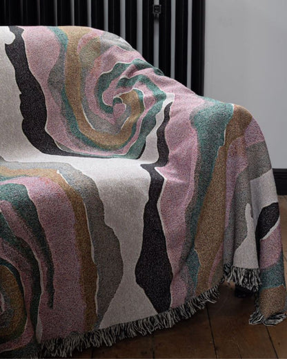 Unique Print Swirls Blanket - ScentiMelti Home Fragrance, Beauty & Gifts UK