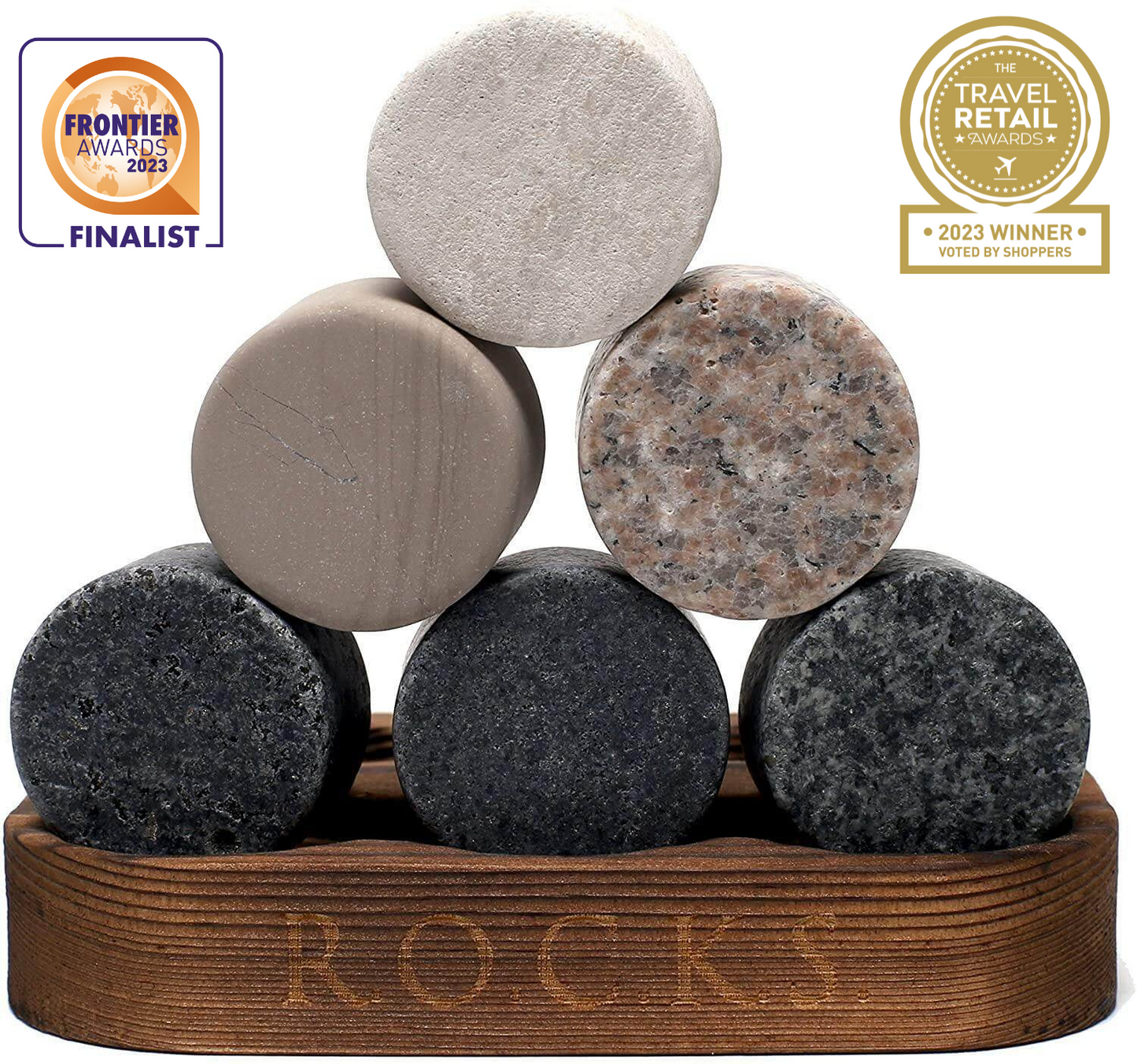 The Original Rocks R.O.C.K.S. Whiskey Chilling Stones ScentiMelti Wax Melts