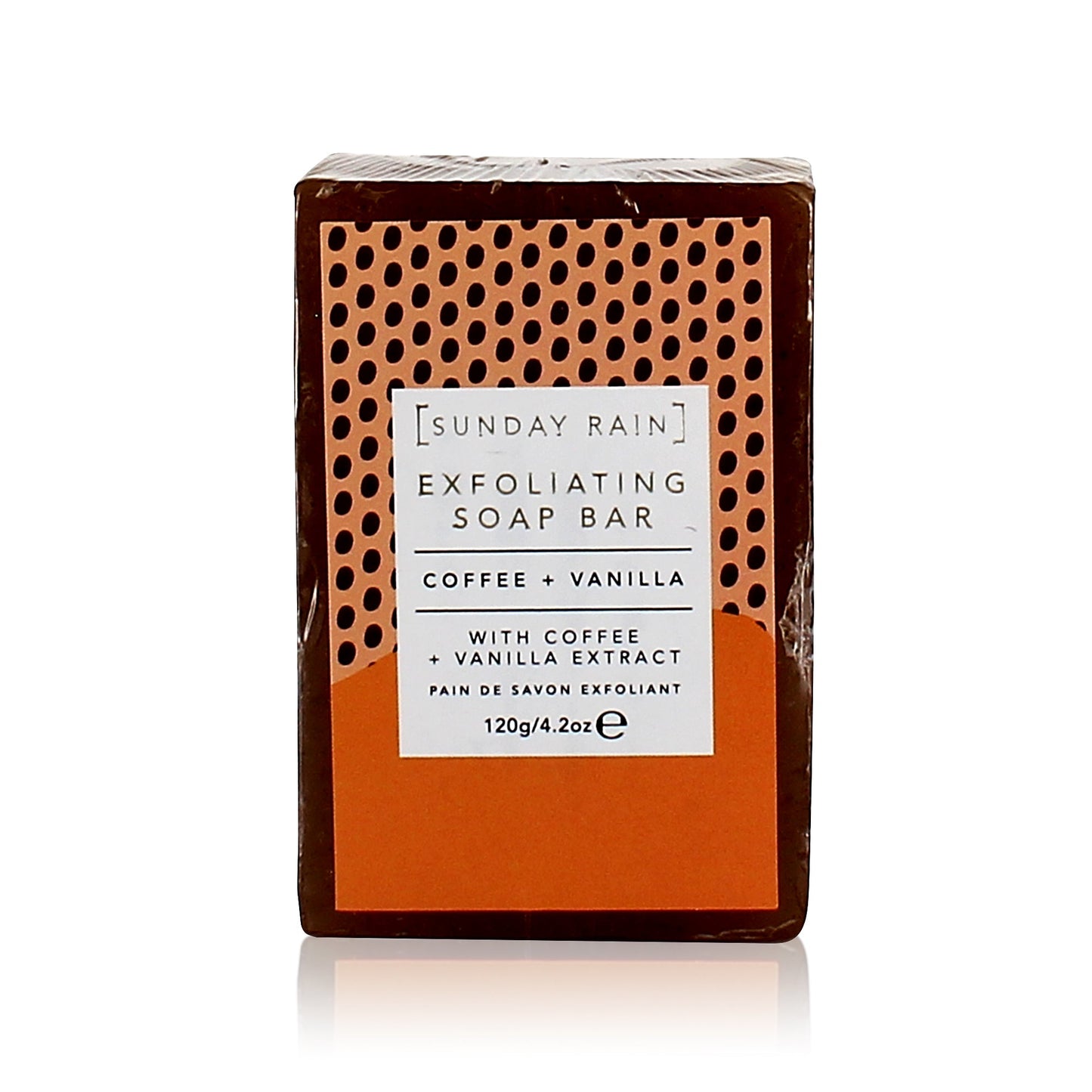 Sunday Rain Coffee and Vanilla Exfoliating Bar Soap, 142g - ScentiMelti Home Fragrance, Beauty & Gifts UK