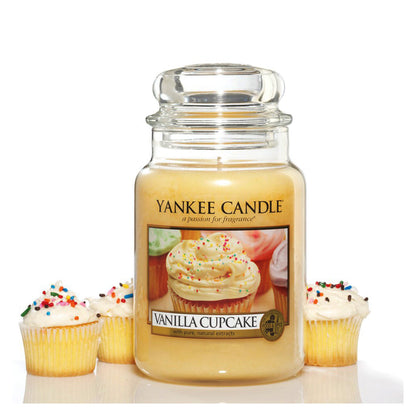 Yankee Candle Vanilla Cupcake Classic Large Jar Candle - ScentiMelti  Yankee Candle Vanilla Cupcake Classic Large Jar Candle