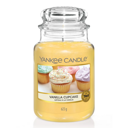 Yankee Candle Vanilla Cupcake Classic Large Jar Candle - ScentiMelti  Yankee Candle Vanilla Cupcake Classic Large Jar Candle