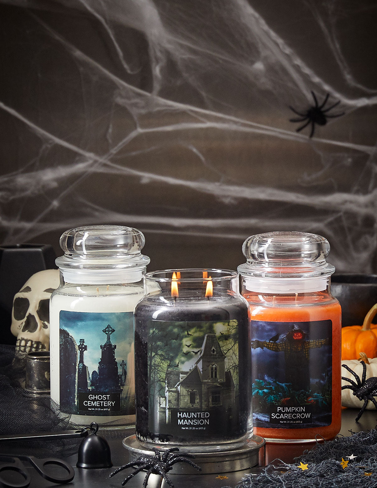 Village Candle Ghost Cemetery Candle Large Apothecary Beauty Goddess ScentiMelti Wax Melts