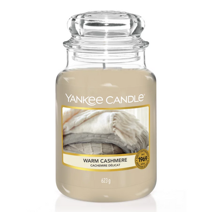 Yankee Candle Warm Cashmere Classic Large Jar Candle - ScentiMelti  Yankee Candle Warm Cashmere Classic Large Jar Candle