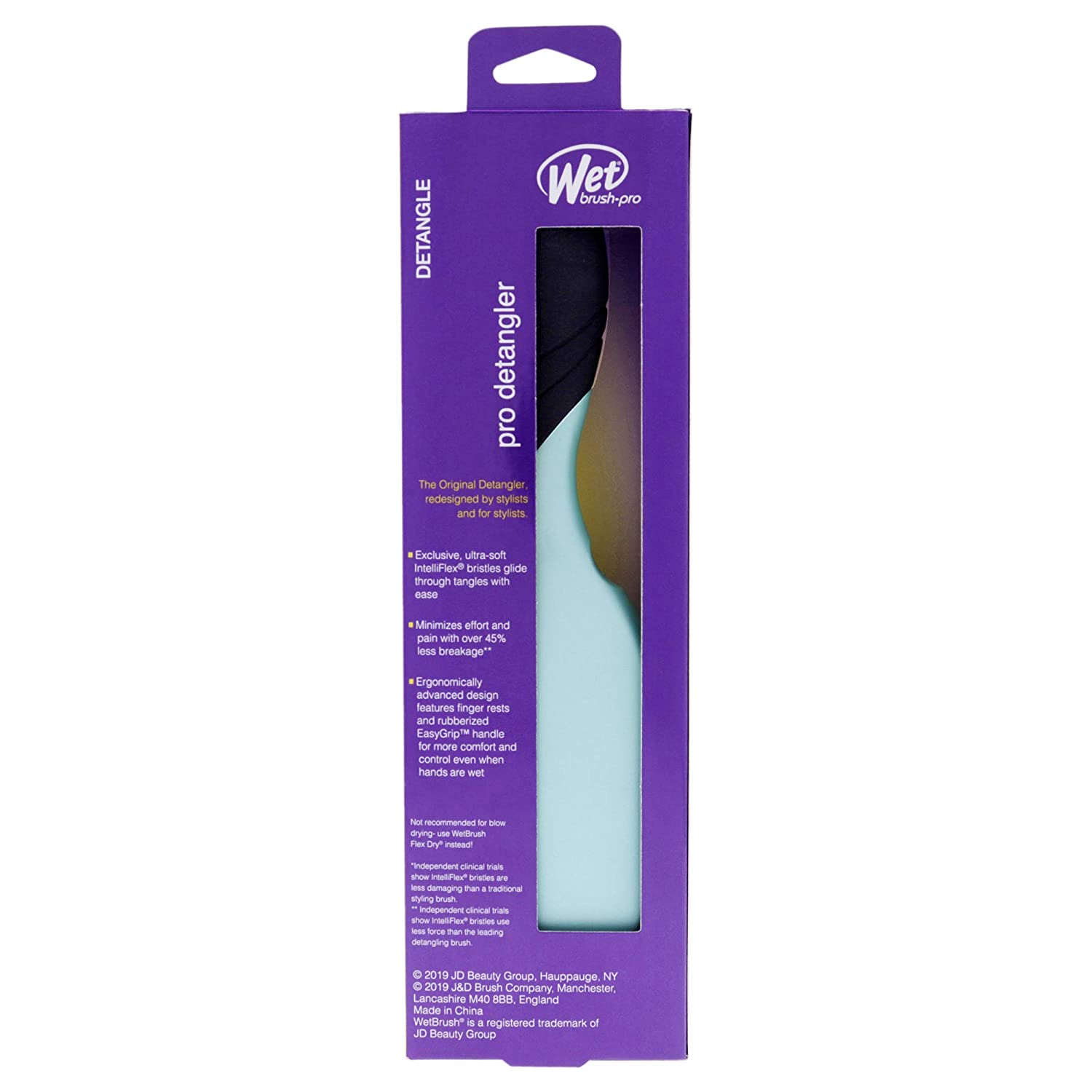 Wet Brush Pro Detangler Purist Blue - ScentiMelti Home Fragrance, Beauty & Gifts UK