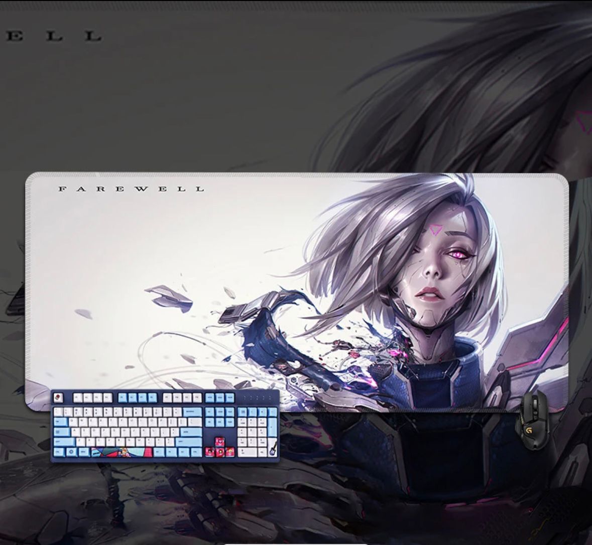 League Of Legends Character Large Smooth Gaming Mouse Mats Pads Darius, Camille, Ahri, Yasuo, Yone - Gaming Mouse Pads LoL Fans - ScentiMelti Home Fragrance, Beauty & Gifts UK