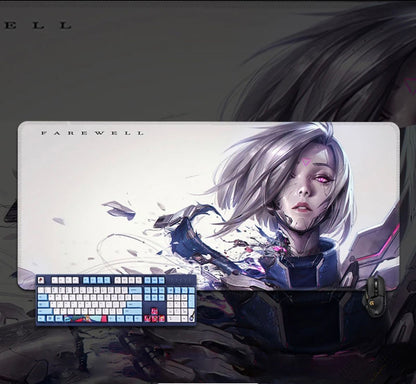 League Of Legends Character Large Smooth Gaming Mouse Mats Pads Darius, Camille, Ahri, Yasuo, Yone - Gaming Mouse Pads LoL Fans - ScentiMelti Home Fragrance, Beauty & Gifts UK