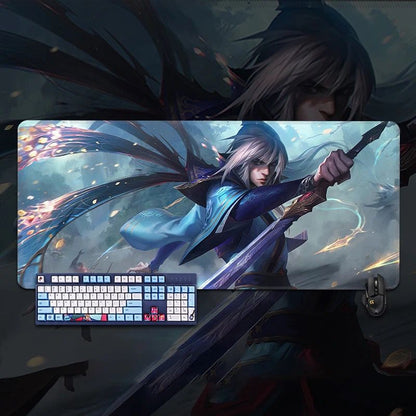 League Of Legends Character Large Smooth Gaming Mouse Mats Pads Darius, Camille, Ahri, Yasuo, Yone - Gaming Mouse Pads LoL Fans - ScentiMelti Home Fragrance, Beauty & Gifts UK