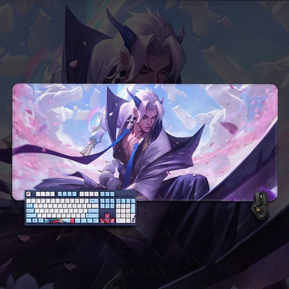 League Of Legends Character Large Smooth Gaming Mouse Mats Pads Darius, Camille, Ahri, Yasuo, Yone - Gaming Mouse Pads LoL Fans - ScentiMelti Home Fragrance, Beauty & Gifts UK