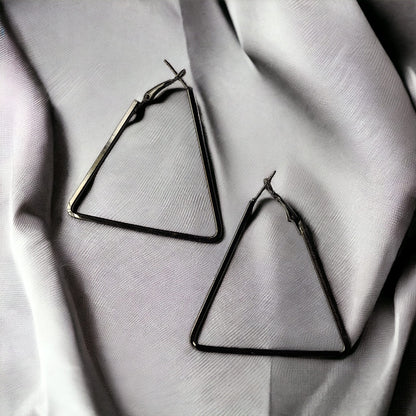 Large Triangle Summer Beach Dainty Hoop Earring The Colourful Aura ScentiMelti Wax Melts