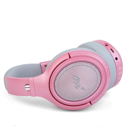 wireless headset 2.4G Low Latency Gaming Headset LED RGB Microphone Pink / Black - ScentiMelti Home Fragrance, Beauty & Gifts UK