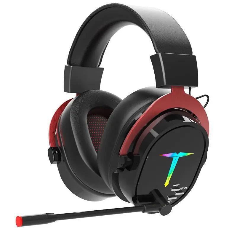 2.4G wireless PC gaming headset headphones microphone led light up - ScentiMelti Home Fragrance, Beauty & Gifts UK