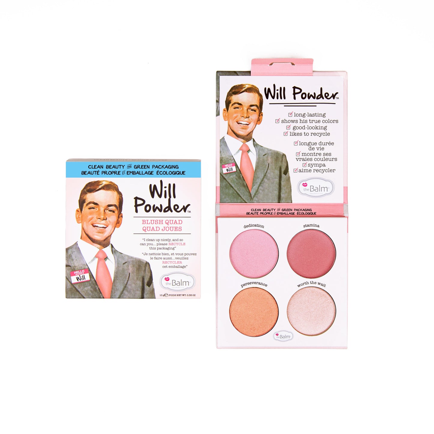 theBalm Clean and Green Range Will Powder Blusher Quad Beauty Goddess ScentiMelti Wax Melts