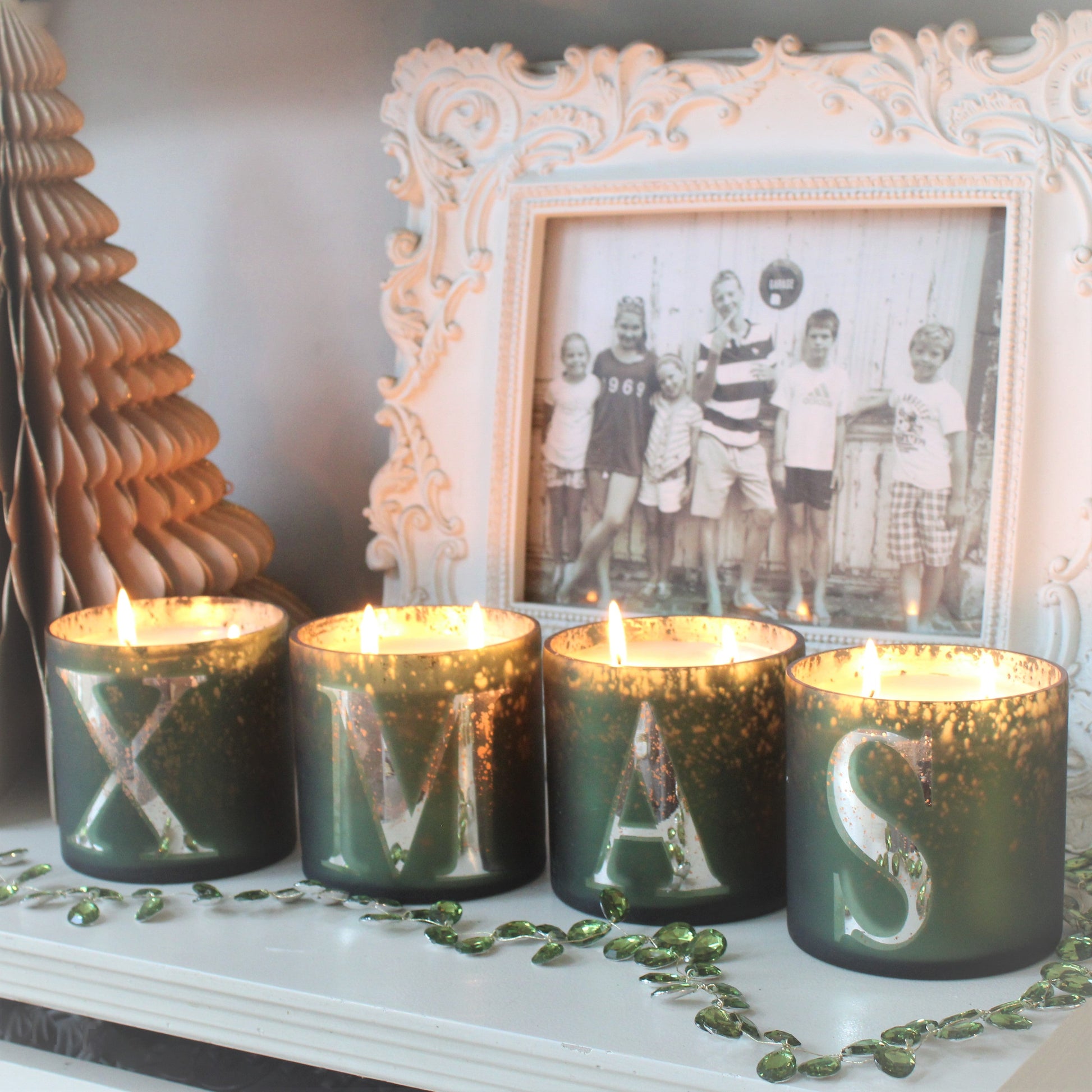 Set Of Four Gift Boxed 'XMAS' Scented Candles - ScentiMelti Home Fragrance, Beauty & Gifts UK