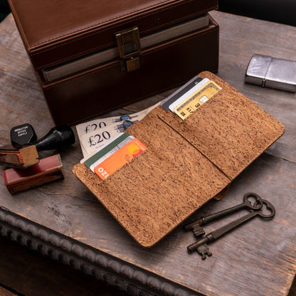 Vegan Card Holder Cork Wallet - ScentiMelti Home Fragrance, Beauty & Gifts UK