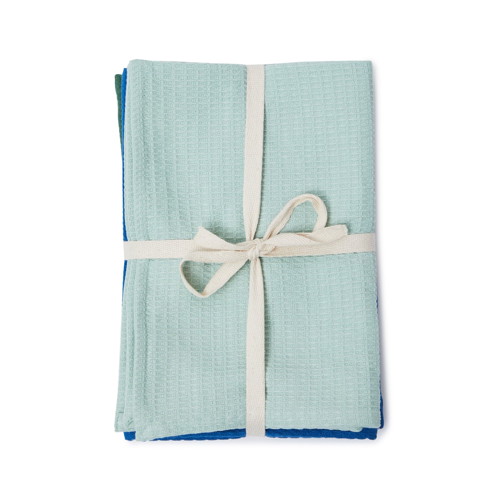 Waffle Tea Towels Set of 3 - ScentiMelti Home Fragrance, Beauty & Gifts UK