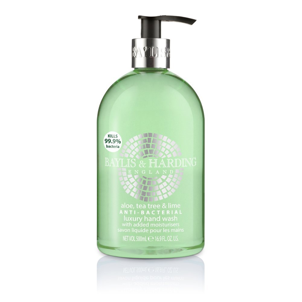 Baylis and Harding Aloe, Tea Tree & Lime Anti-Bacterial Luxury Hand Wash 500ml - ScentiMelti Home Fragrance, Beauty & Gifts UK