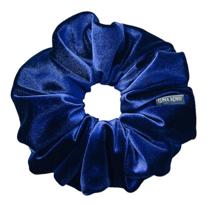 Azurite Blue Oversized Velvet Scrunchie Luna Rossi ScentiMelti Wax Melts