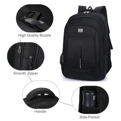 Men Women Laptop Backpack 40L Large Waterproof Rucksack Travel School Bag - ScentiMelti Home Fragrance, Beauty & Gifts UK