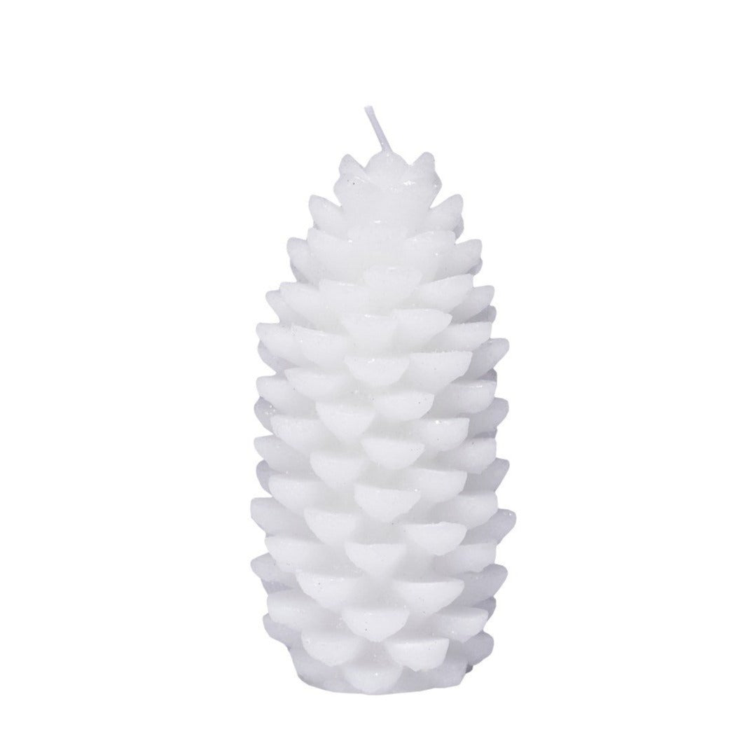 Christmas Pinecone Candle - Ivory - ScentiMelti Home Fragrance, Beauty & Gifts UK