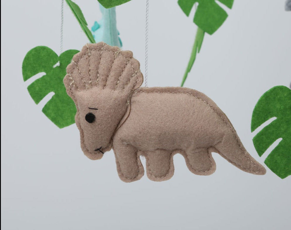 Soft Felt Baby Cot Mobile | Hanging Nursery Decoration for Crib - Dinosaurs - ScentiMelti Home Fragrance, Beauty & Gifts UK