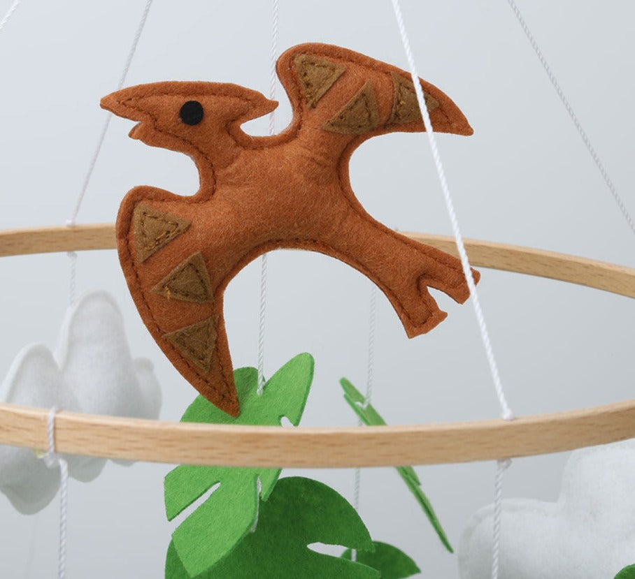 Soft Felt Baby Cot Mobile | Hanging Nursery Decoration for Crib - Dinosaurs - ScentiMelti Home Fragrance, Beauty & Gifts UK