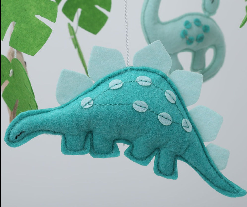 Soft Felt Baby Cot Mobile | Hanging Nursery Decoration for Crib - Dinosaurs - ScentiMelti Home Fragrance, Beauty & Gifts UK