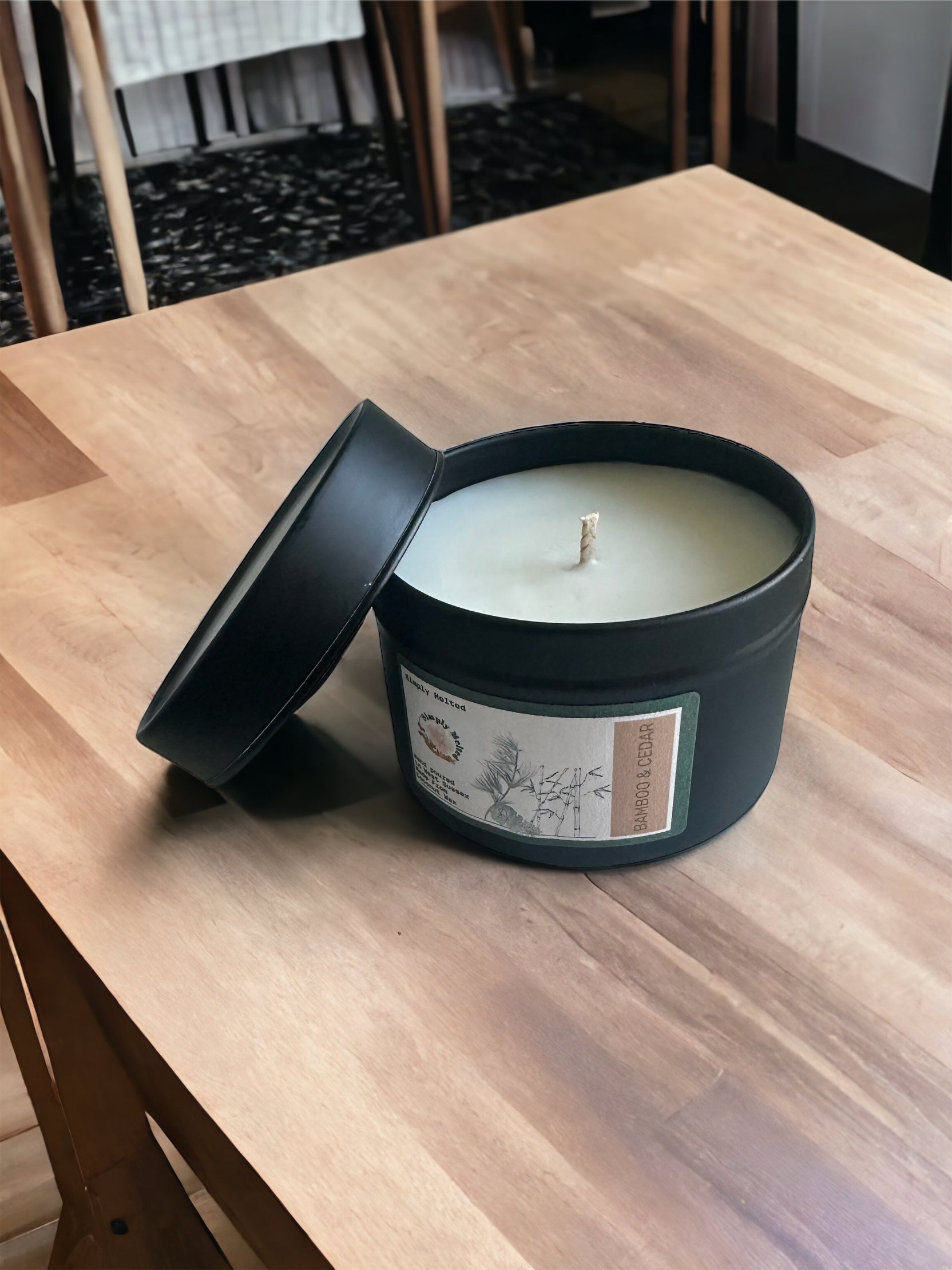 Bamboo & Cedar Candle - ScentiMelti Home Fragrance, Beauty & Gifts UK